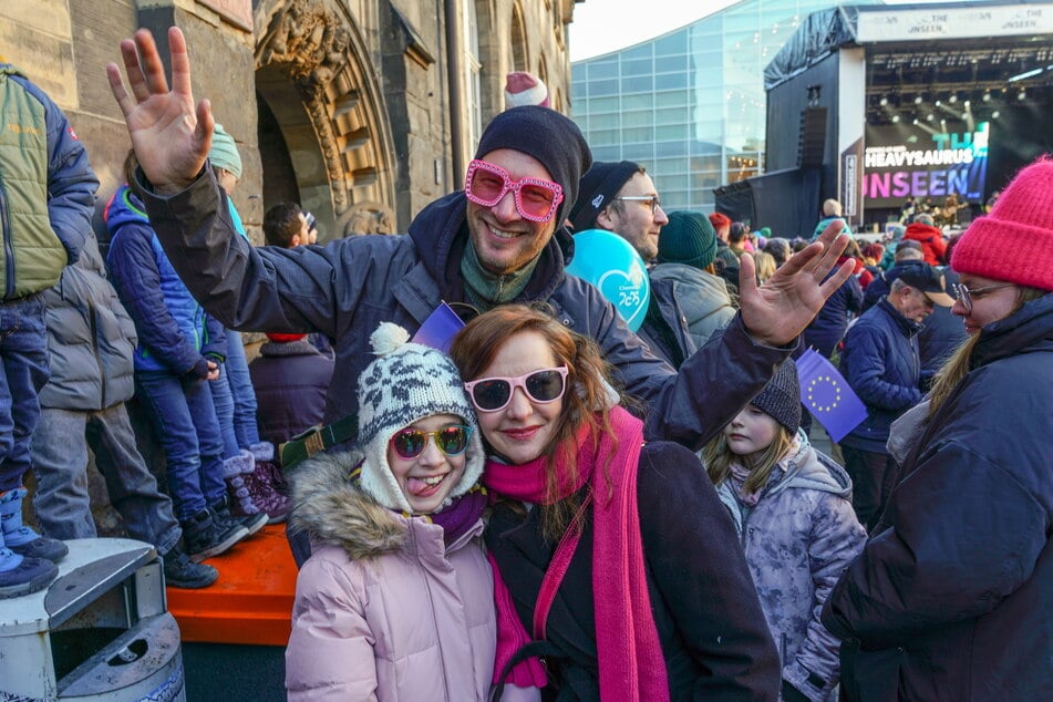 Die Stimmung bei den Besuchern war sehr gut.