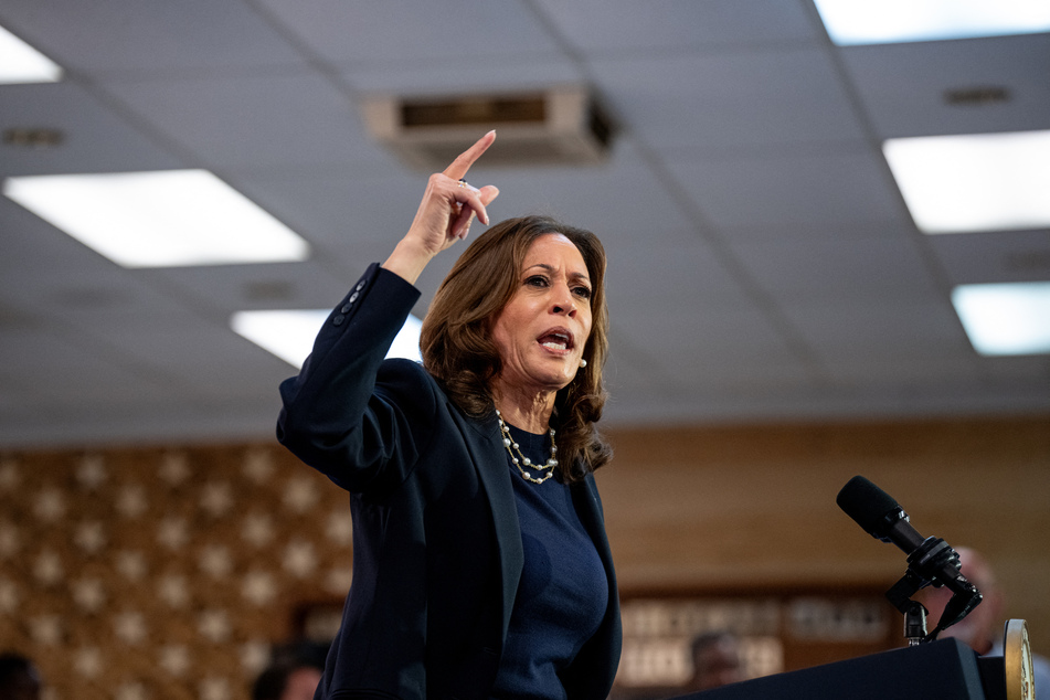 Last week, Elon Musk faced a firehose of criticism for sharing with his followers an AI deepfake video featuring Trump's Democratic rival, Vice President Kamala Harris (pictured.)