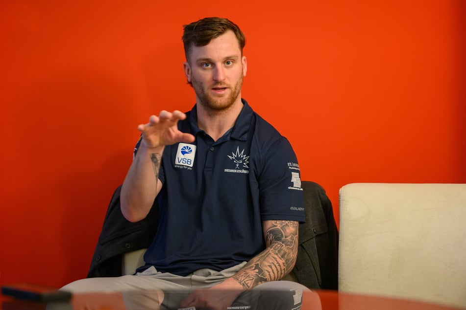 Dane Fox (32) ist happy, ist Dresden zu bleiben.