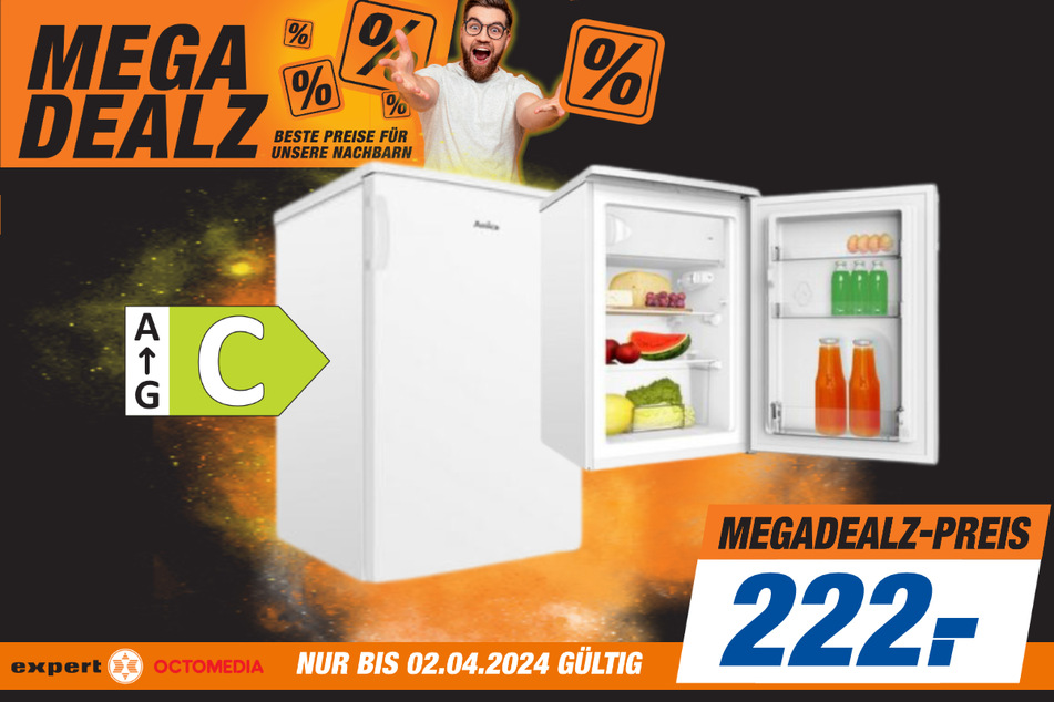 Amica-Kühlschrank für 222 Euro.