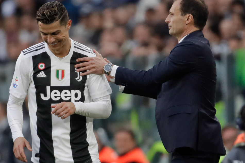 Massimiliano Allegri (54, r.) mit CR7 im Jahr 2019. Diese Bilder wird es vorerst wohl nicht mehr geben.