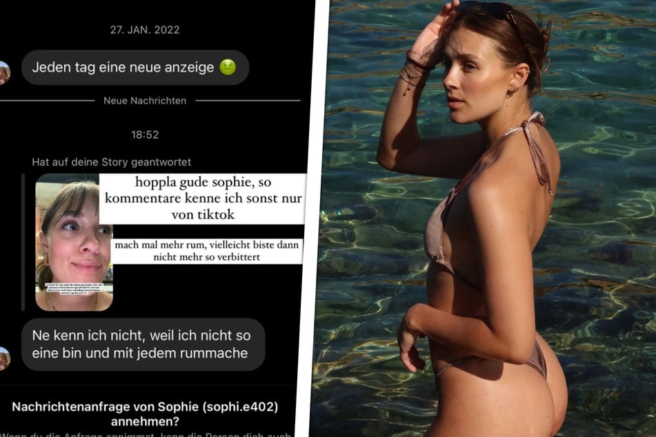 Influencerin Greta Engelfried (25) hatte einen "lieb gemeinten" Rat für die ihr unbekannte Pöblerin parat.