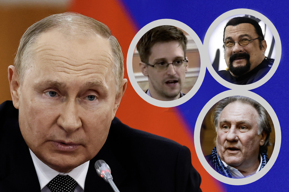Sie sind Russen! Sind Snowden, Seagal und Depardieu auch bereit, für Russland zu sterben?