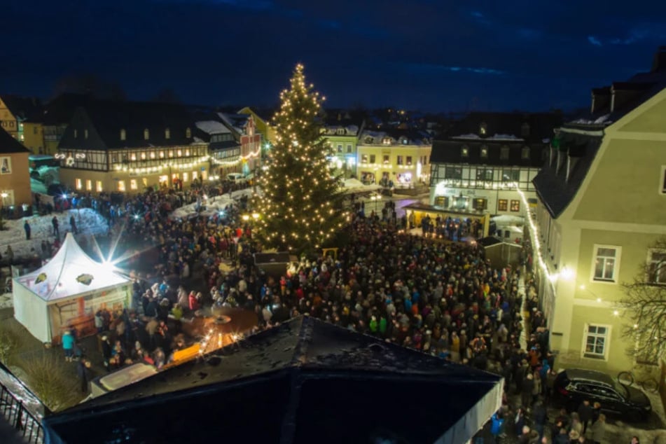 Mit dem Lichtmess endet in Zwönitz die Weihnachtszeit. (Archivbild)