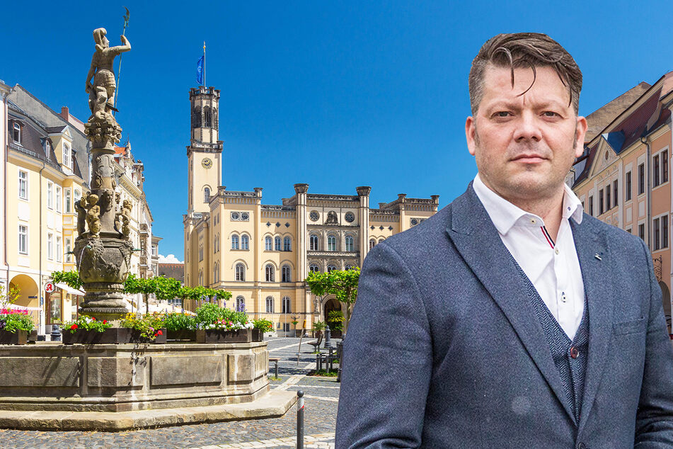 Ist Zittaus Marktplatz durch Grundwasserabsenkungen in Gefahr? Oberbürgermeister Thomas Zenker (47) will klagen.