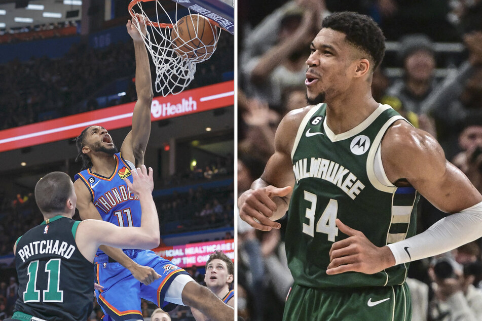 NBA roundup: Giannis puts on another scoring clinic, Celtics shocked by Thunder