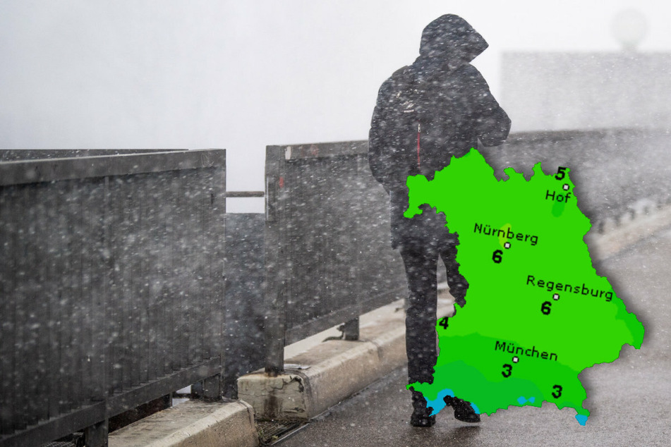 Winterwetter in Bayern: Schneefälle im Allgäu erwartet