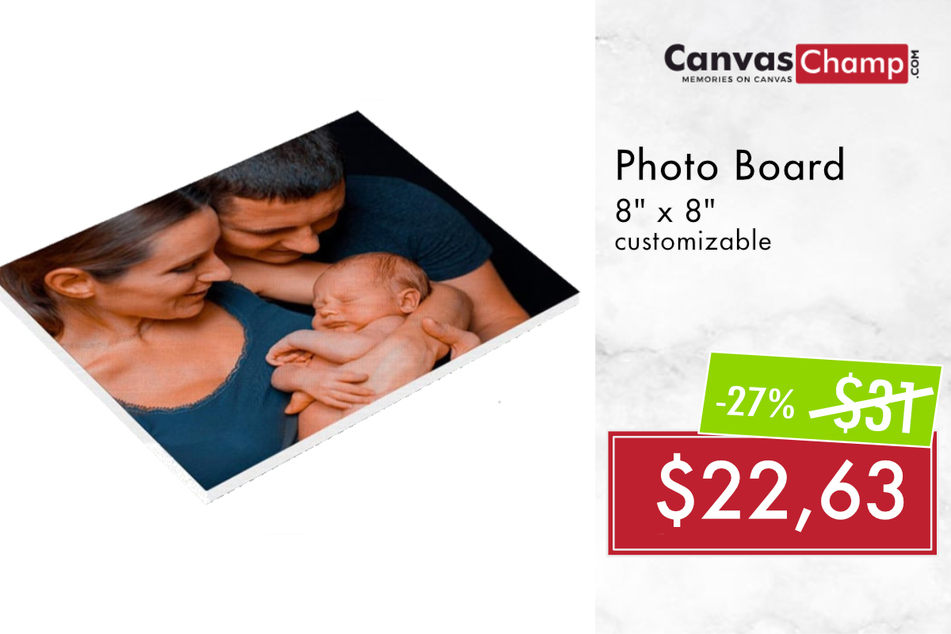Photo Boards are now on sale for Mother's Day.