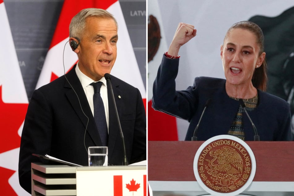 Canadian PM Mark Carney will meet with Mexican President Claudia Sheinbaum to discuss how to respond to US President Donald Trump's trade war.