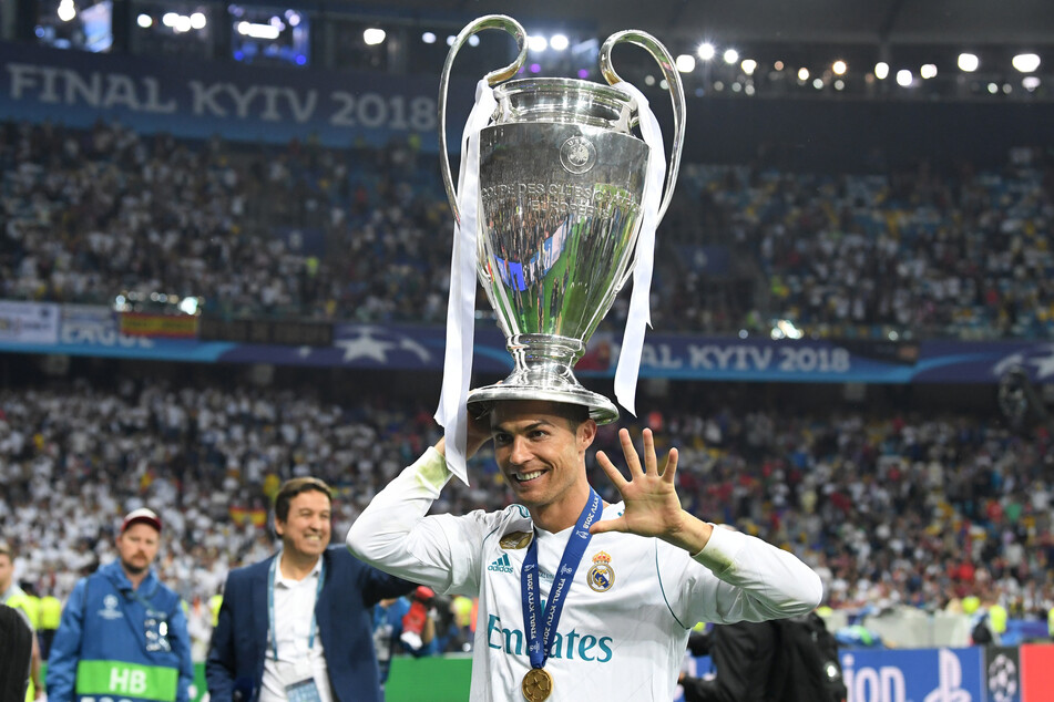 Insgesamt fünfmal gewann Cristiano Ronaldo (39) die Champions League.