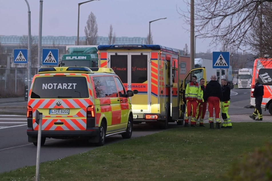 Auch der Rettungsdienst wurde vorsorglich hinzugerufen.