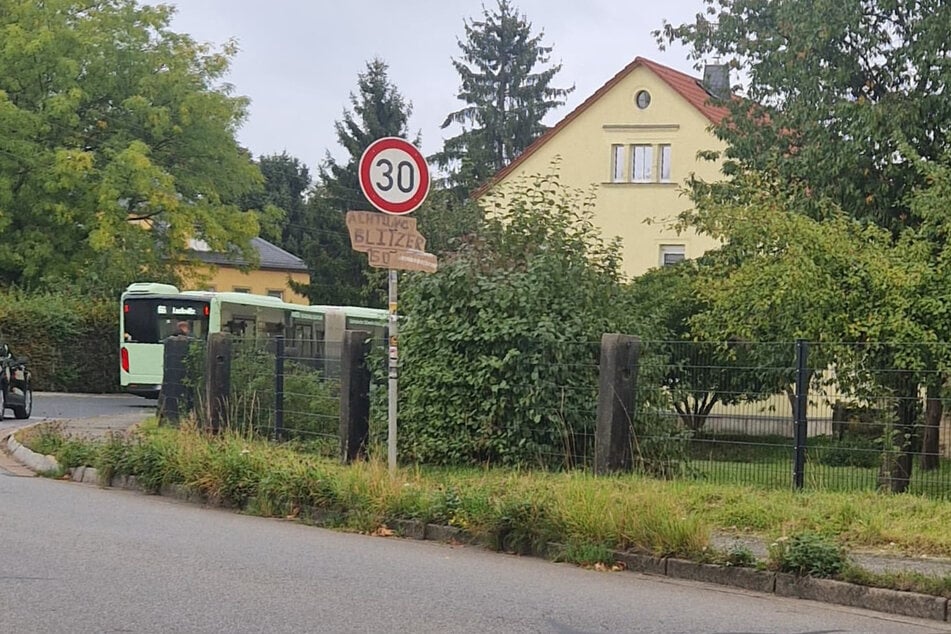 Auf diesem Streckenabschnitt gilt Tempo 30.