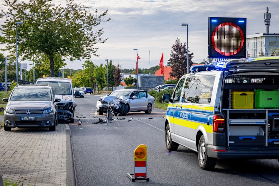 Die betroffene Straße war voll gesperrt.