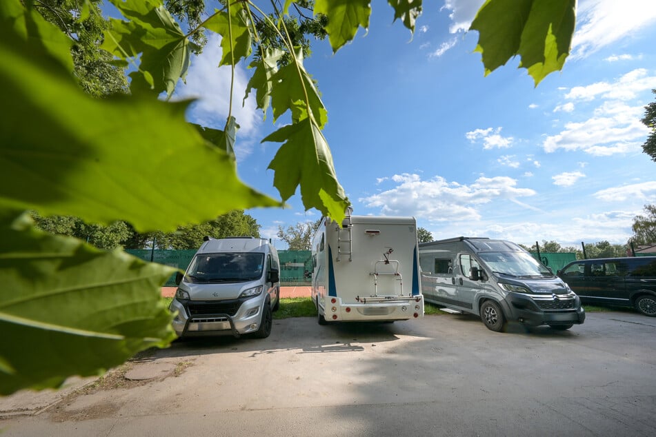 Vor allem der Stellplatz vor dem Tennisclub Sandanger erfreut sich großer Beliebtheit.