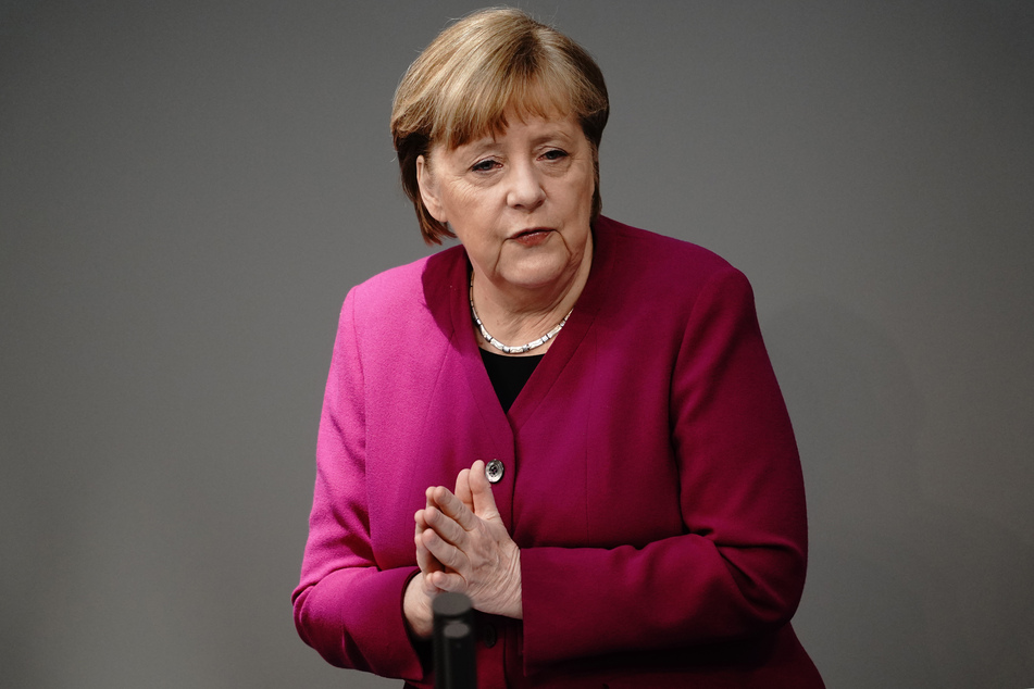 Bundeskanzlerin Angela Merkel (66, CDU) bei einer Rede im Bundestag. (Archivbild)