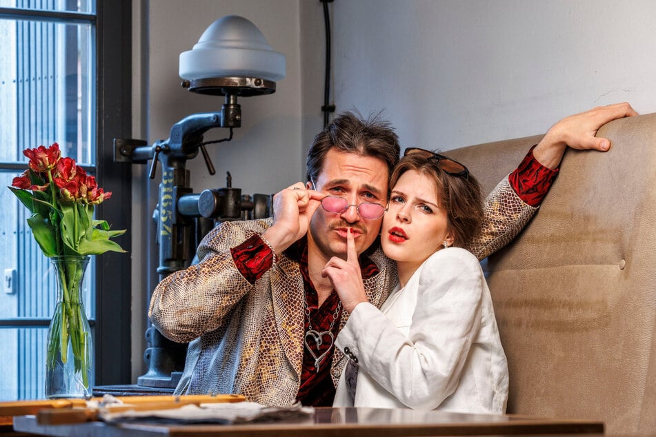 Die beiden Künstler "Luis La Metta" und Antonia "Sternchen" Flache stehen kurz vor dem Release ihrer Debüt-Single "Sächsischer Schweiß".