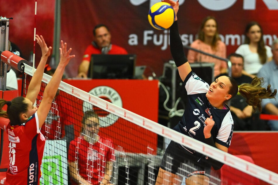 Raeven Chase (26, r.) könnte in die Starting Six der DSC-Girls rücken.