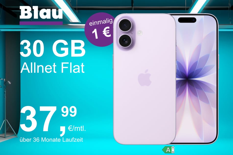 Das neue iPhone 17 im o2 Mobile L für einmalig 1 Euro.