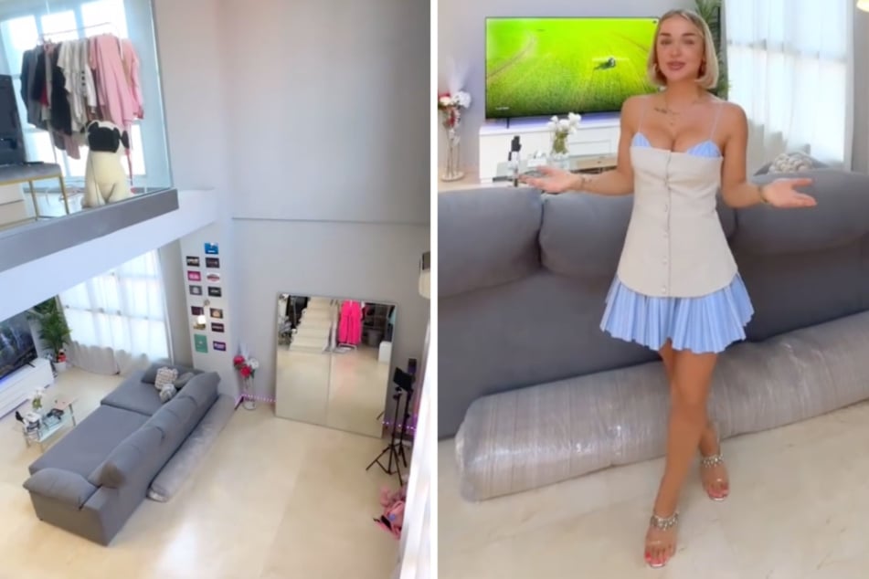 Trash-TV-Sternchen Emmy Russ (26) hat auf Instagram Einblick in ihr dreistöckiges Penthouse gegeben.