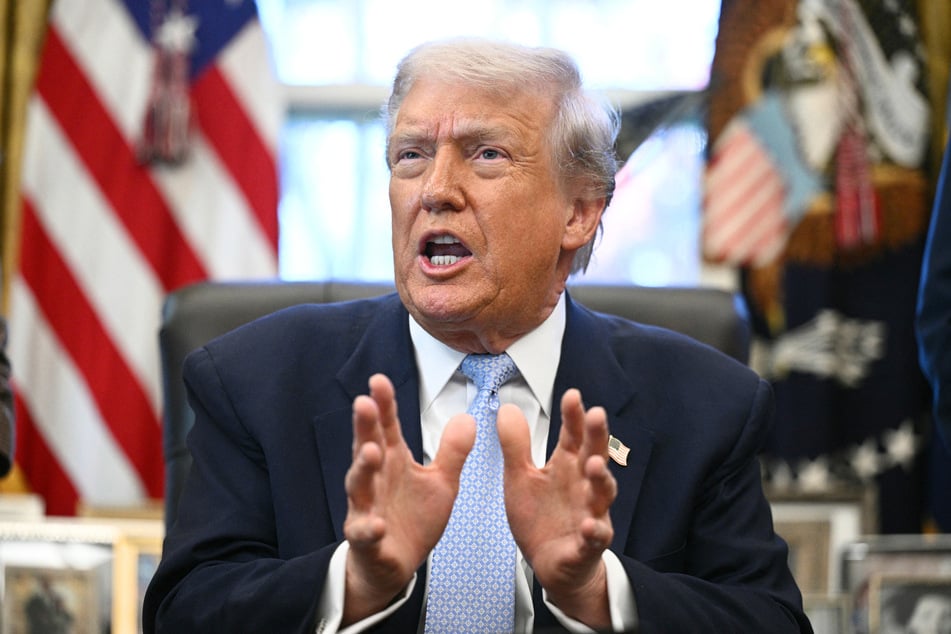 President Donald Trump promised on Monday that he would sign a bill to release the Jeffrey Epstein files if it made it to his desk.