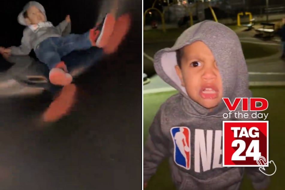 viral videos: Viral Video of the Day for March 11, 2024: This little boy's slide adventure was not scary at all...