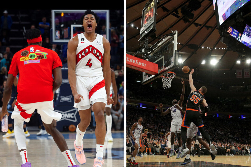 NBA roundup: Knicks and Raptors both win after spectacular comebacks!