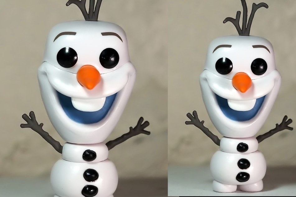 Schneemann Olaf sucht seinen Besitzer.