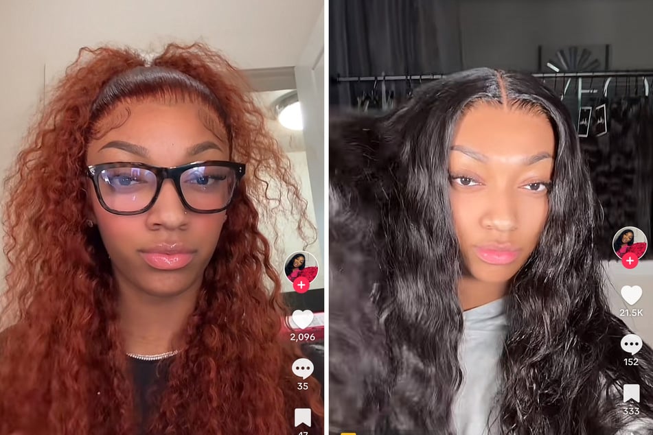 LSU hooper Angel Reese's latest TikTok may suggest that she might have regretted changing her fiery red hairstyle so soon to her natural black color.
