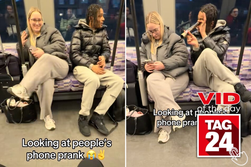 This man turned a quiet train ride into a comedy sketch with this hilarious prank!