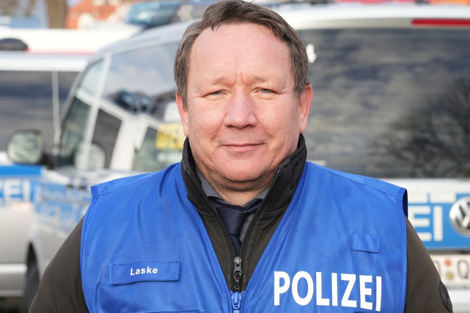 Der Dresdner Polizeisprecher Marko Laske (50).