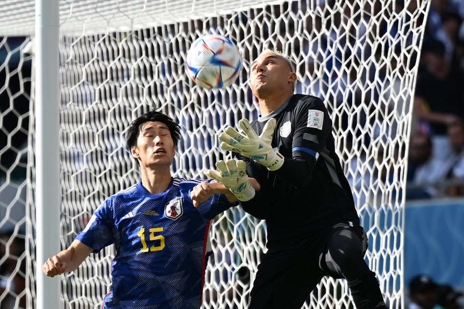 Keylor Navas (35, r.) im Spiel gegen Japan.