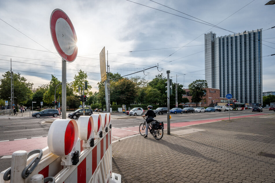 Ostermontag in der Chemnitzer City: Von 10 bis 14 Uhr wird die Brückenstraße gesperrt. (Archivbild)