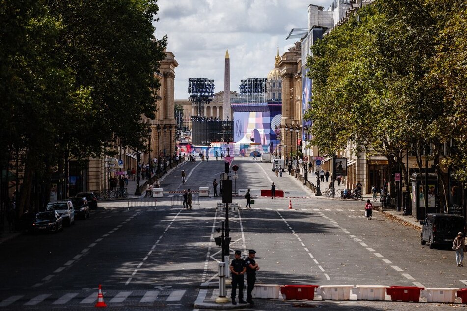 Paris' Place de la Concorde is pictured ahead of the 2024 Paralympic Games.