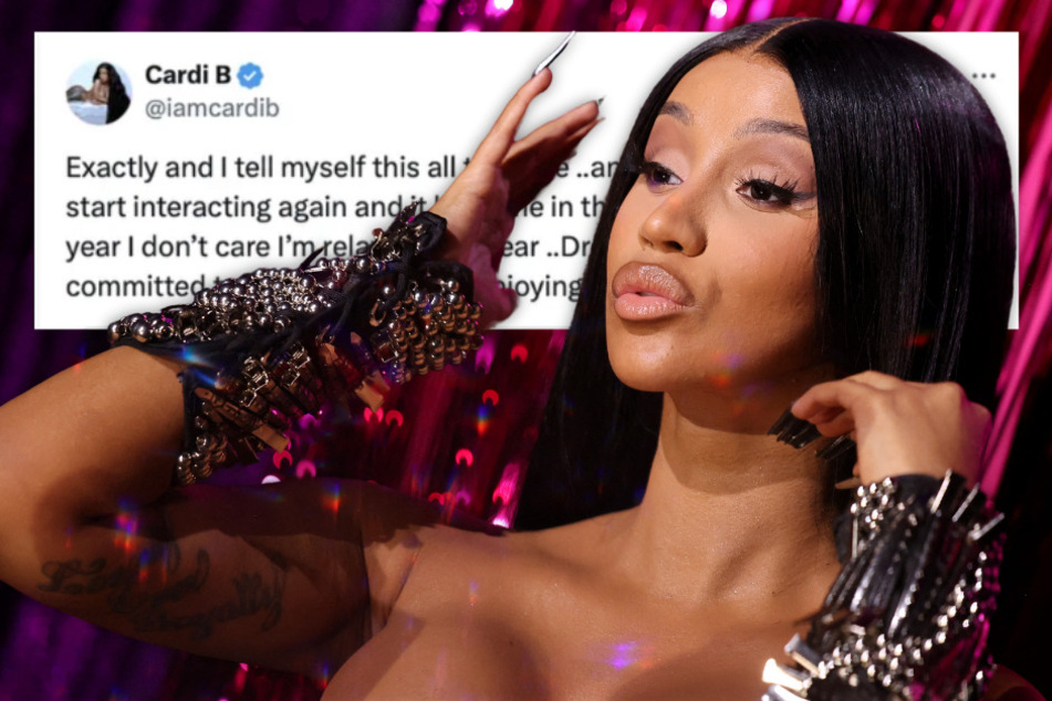 Cardi B has scrapped plans to unveil a new album this year after getting into it with fans on social media.
