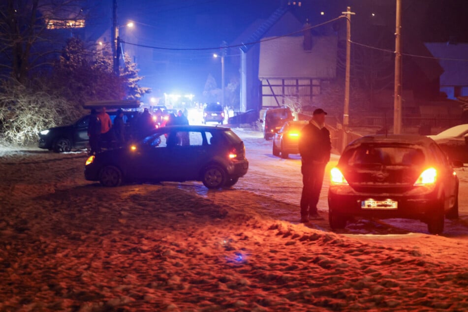 Auf der Ernst-Scheller-Straße war am Donnerstagabend kein Weiterkommen möglich.