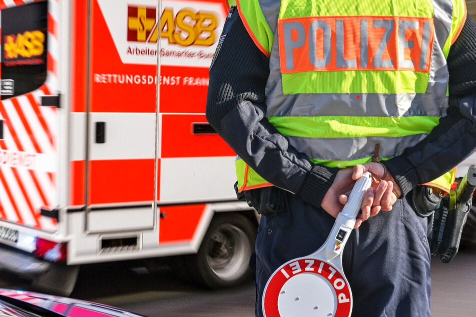 Unfall auf der A5 bei Frankfurt: Drei Menschen wurden verletzt, eine Fahrbahn und eine Verbindung zur A661 wurden gesperrt. (Symbolbild)