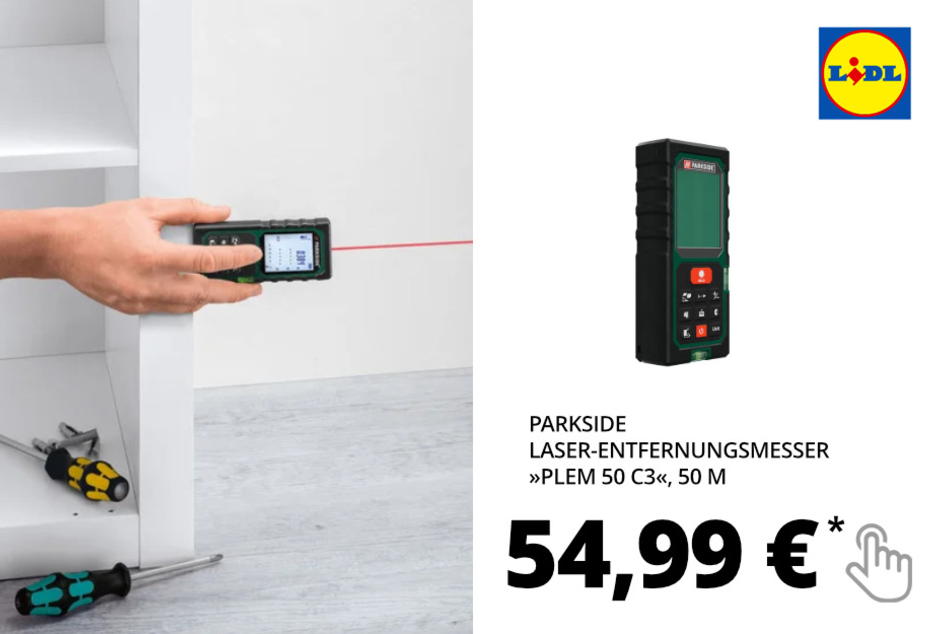 PARKSIDE Laser-Entfernungsmesser »PLEM 50 C3«