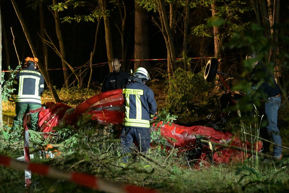 Warum der Mann mit dem Motorschirm-Trike abstürzte, ist bislang nicht bekannt.