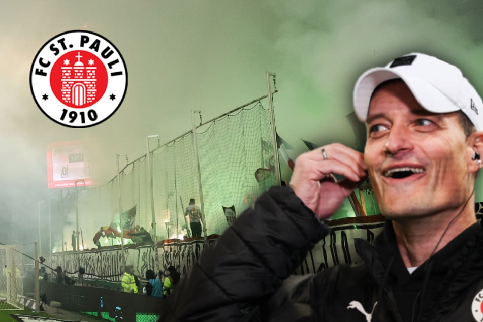 St.-Pauli-Coach Blessin nach Niederlage angefressen: Pyrotechnik war "sehr ungünstig"