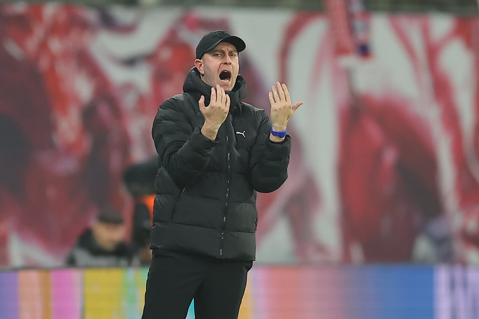 Ärgerte sich über den Rückstand nach Führung: RB-Trainer Ole Werner.