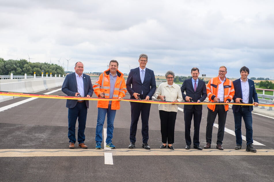 Der Abschnitt der A14 zwischen Lüderitz und Stendal wurde am Montag feierlich eröffnet.