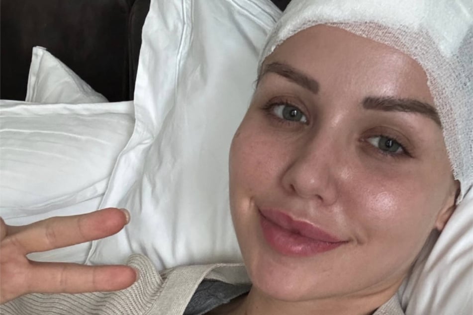 Kim Gloss (31) hat am Freitag erstmals nach ihrer Operation ein Foto bei Instagram veröffentlicht.