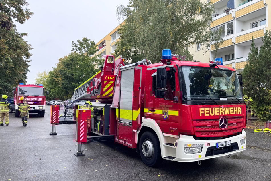 Die Feuerwehr rückte am Montagnachmittag in Borna zu einem Wohnungsbrand aus.