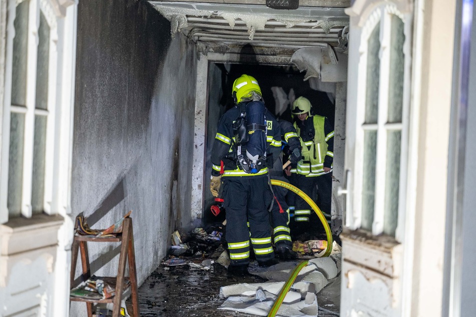 Die Feuerwehr konnte die Flammen schnell löschen.