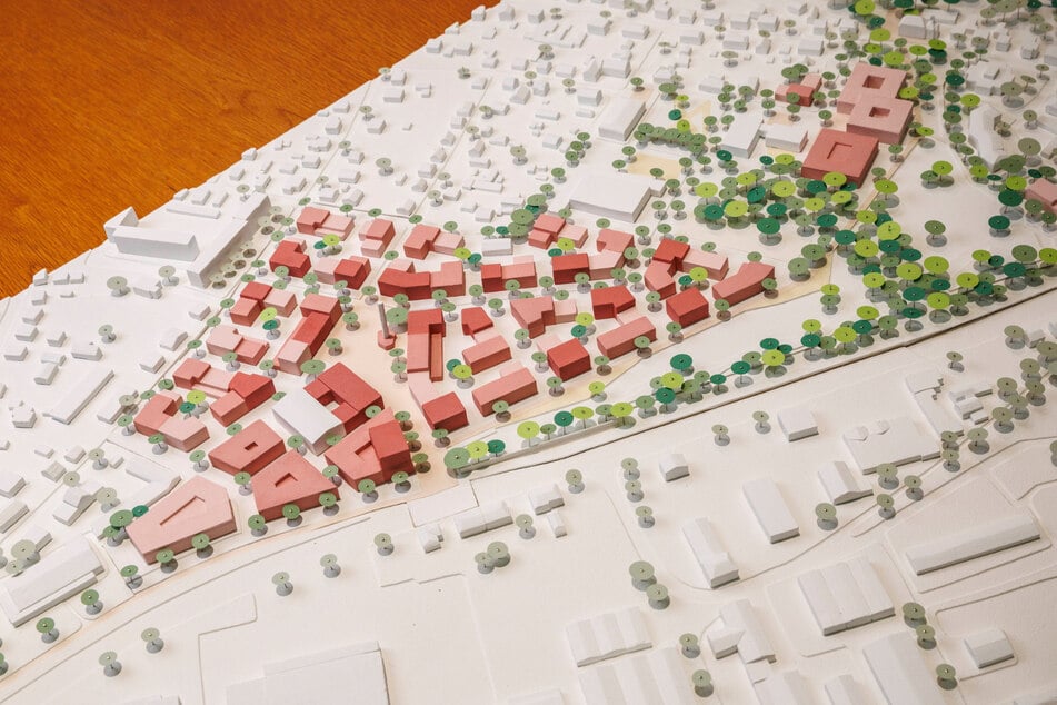 Blick von oben auf das Modell von Büro Schellenberg + Bäumler Architekten GmbH.