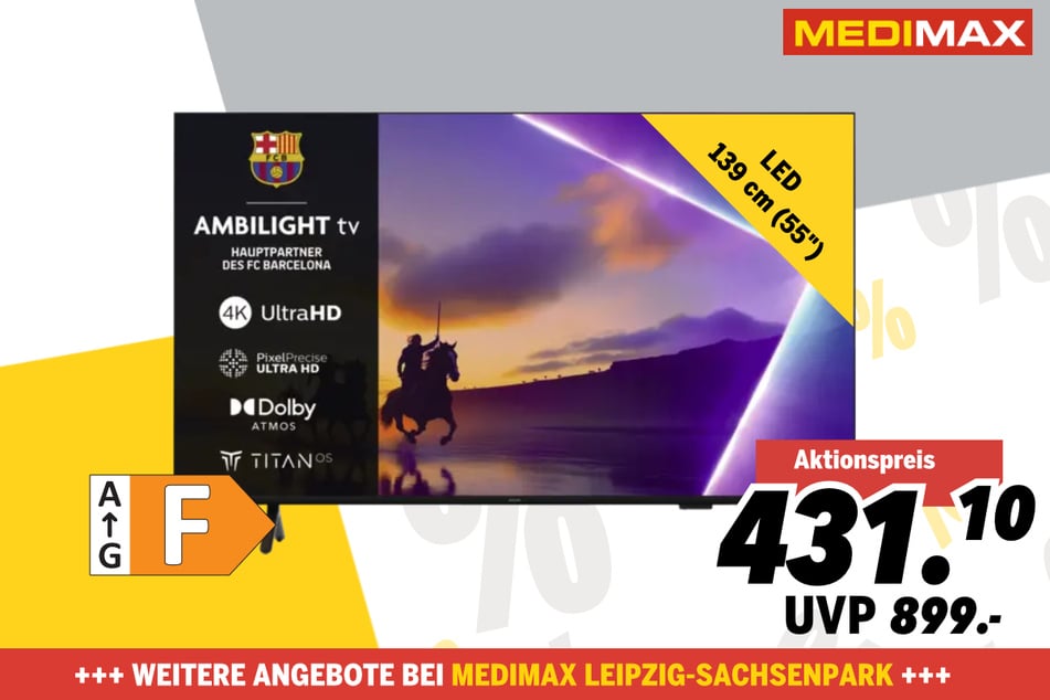 55-Zoll Philips-Fernseher 55PUS8500/12 für 431,10 statt 899 Euro.