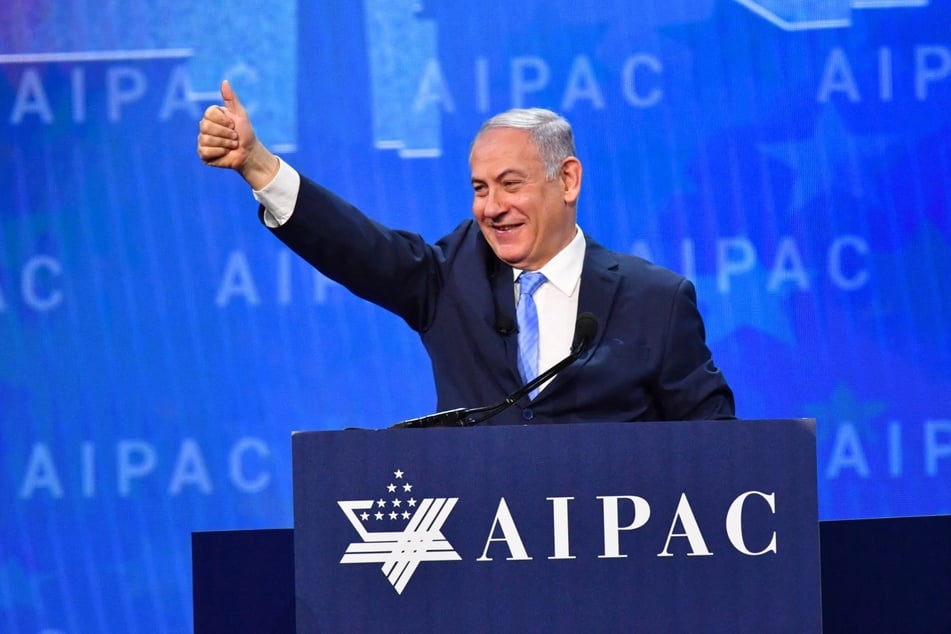 Israeli Prime Minister Benjamin Netanyahu attends the American Israel Public Affairs Committee (AIPAC) policy conference in Washington DC on March 6, 2018.