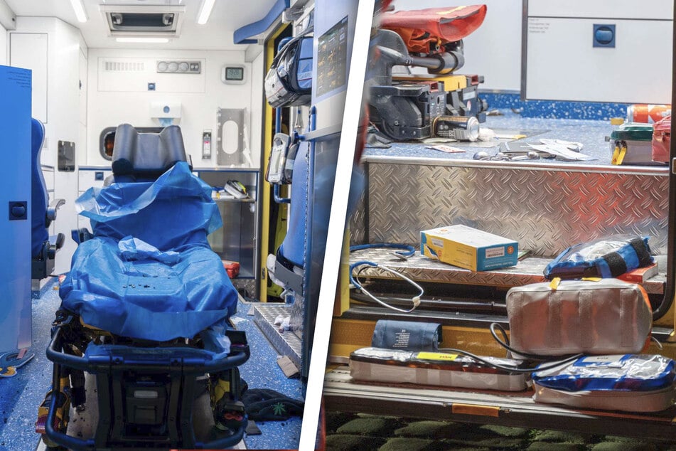 Dresden: Angriff in der Neustadt: Mann wütet in Rettungswagen und attackiert Sanitäter