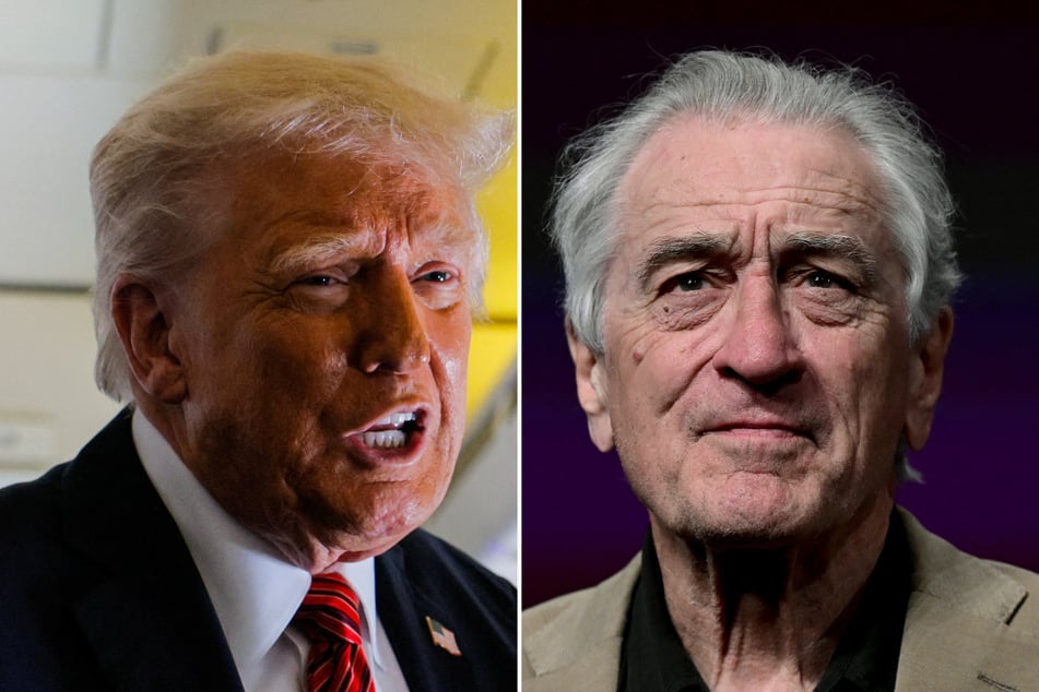Robert De Niro (r.) has claimed that many in Hollywood share his views on President Donald Trump, but the industry is worried about speaking out against him.