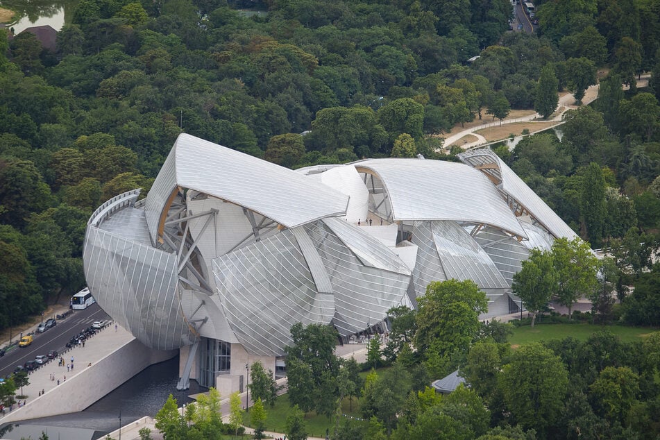 Das futuristische Museum der Fondation Louis Vuitton von Frank Gehry, 2014 eröffnet.